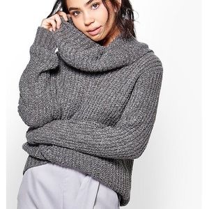Dark Grey Turtleneck Sweater